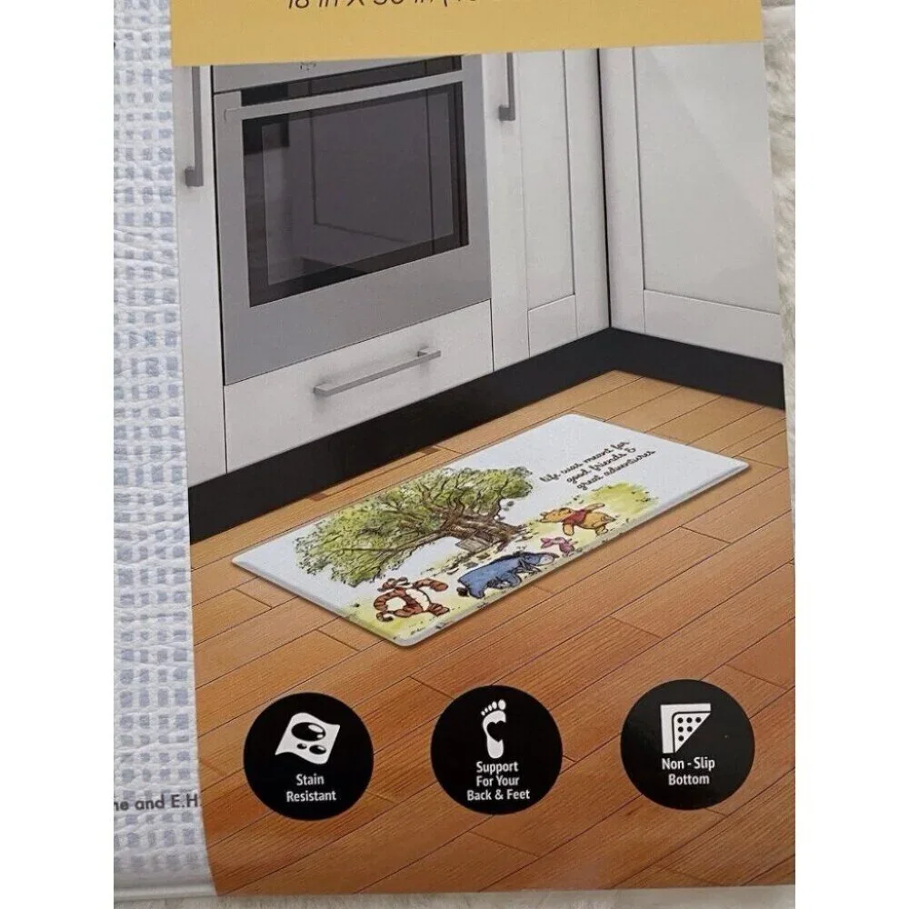 Disney Winnie The Pooh & Friends Anti Fatigue‎ Kitchen Mat 18”x30” Classic NEW